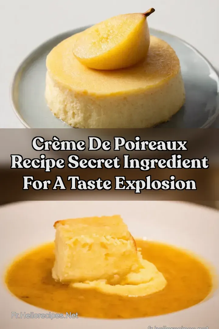 Crème De Poireaux Recipe Secret Ingredient For A Taste Explosion