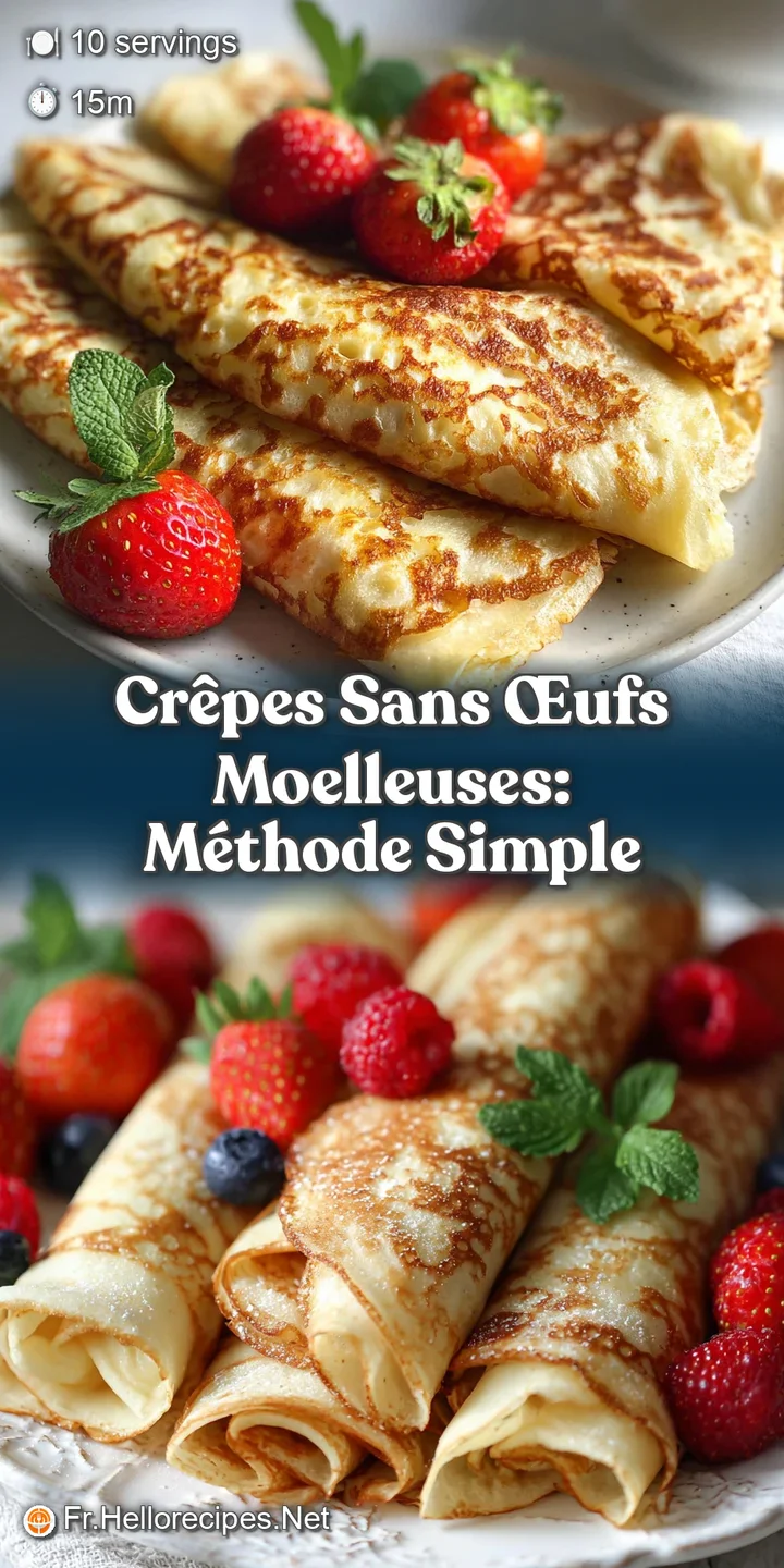 Close-up of a soft, slightly browned crepe revealing its delicate texture, drizzled with luscious syrup. A tempting, warm ...