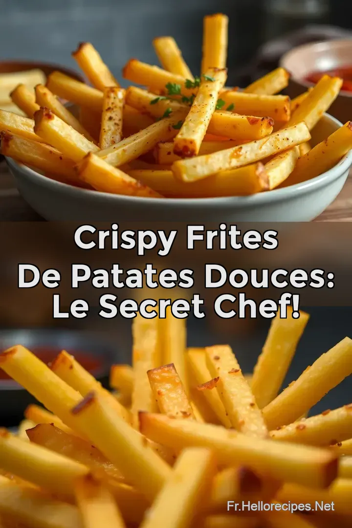Crispy Frites De Patates Douces: Le Secret Chef!