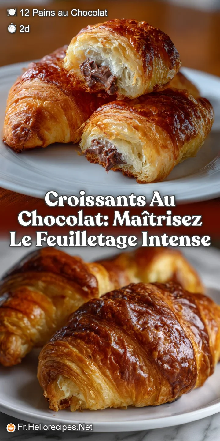 Croissants au Chocolat: Ma&icirc;trisez le Feuilletage Intense