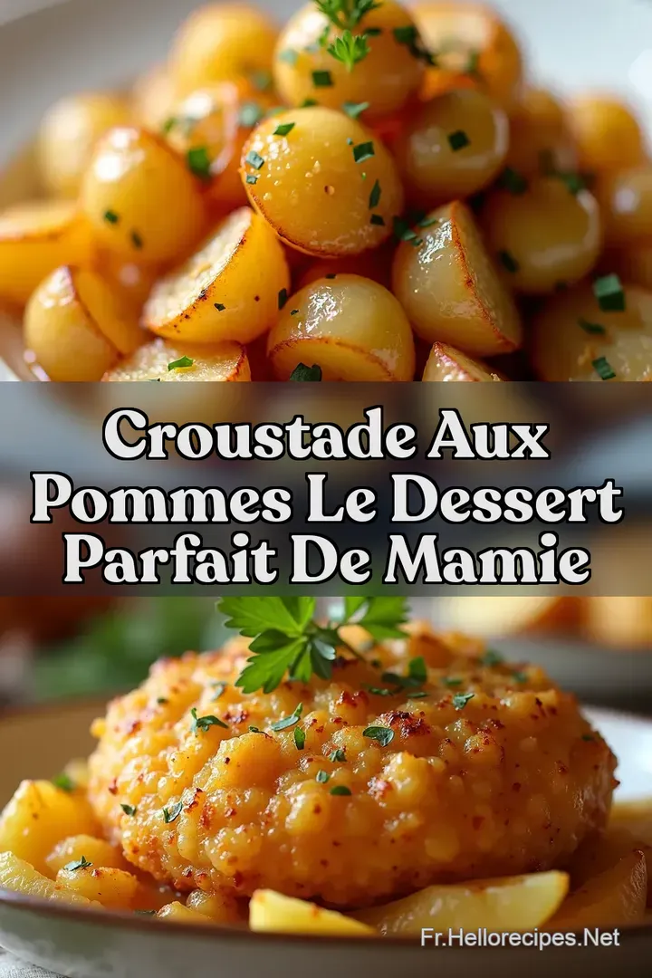 Croustade aux Pommes Le Dessert Parfait de Mamie