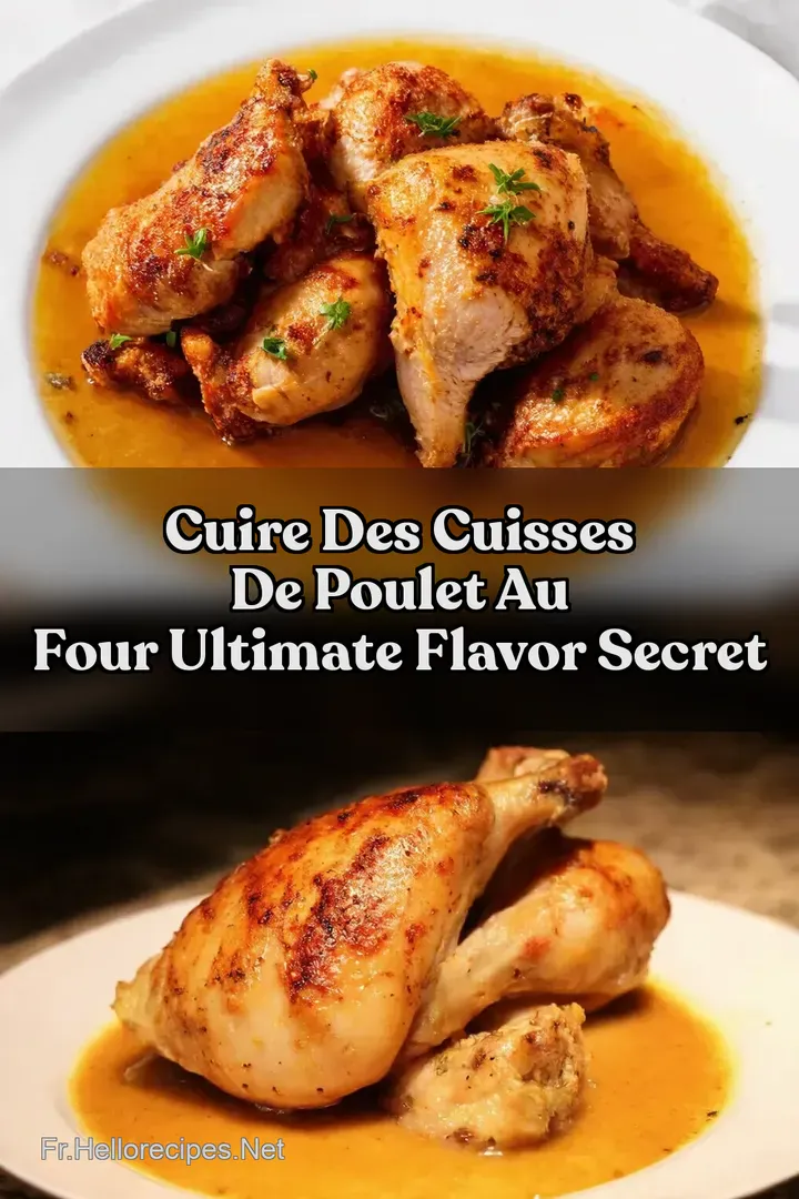 Cuire des Cuisses de Poulet au Four Ultimate Flavor Secret