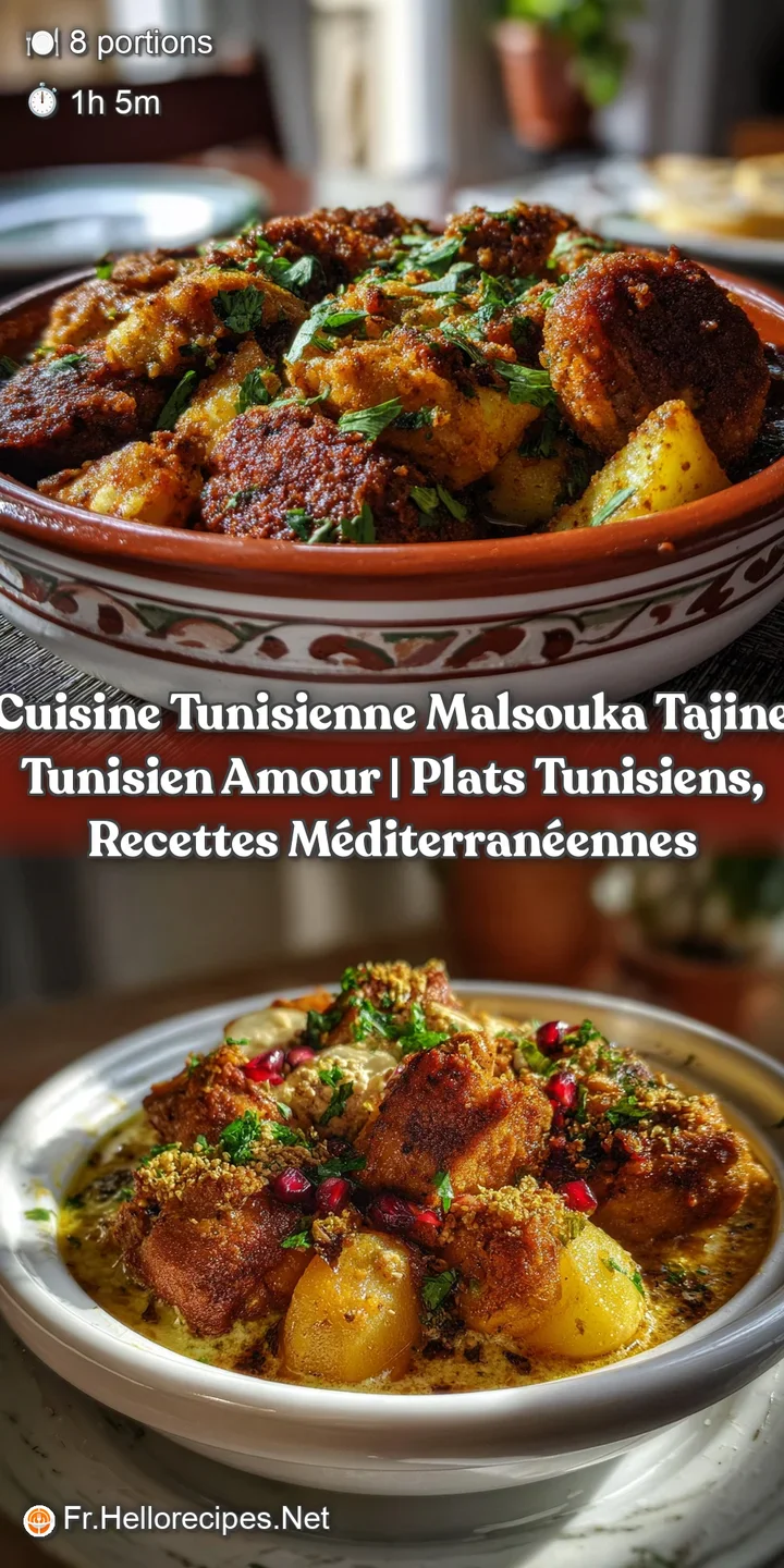 Cuisine Tunisienne Malsouka Tajine Tunisien Amour | Plats Tunisiens Recettes M&eacute;diterran&eacute;ennes