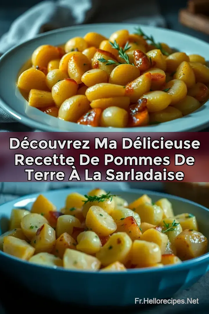 Découvrez ma délicieuse recette de pommes de terre à la sarladaise
