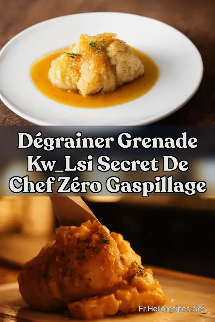 D&eacute;grainer Grenade kw_lsi Secret de Chef Z&eacute;ro Gaspillage