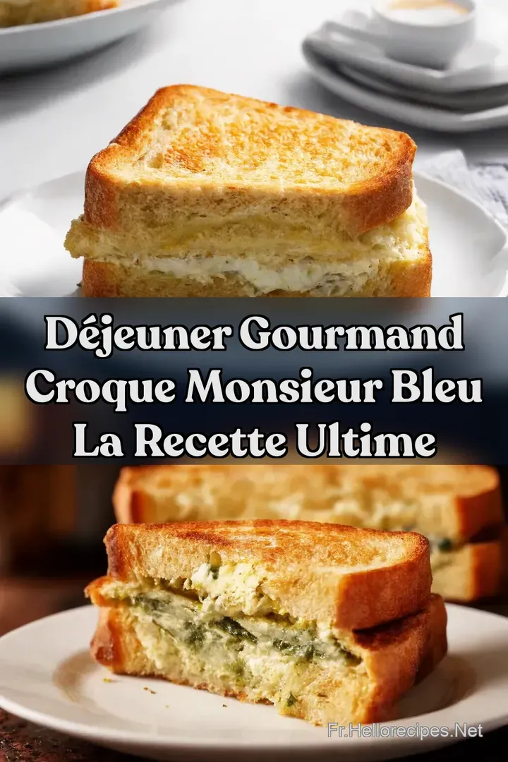 D&eacute;jeuner Gourmand Croque Monsieur Bleu La Recette Ultime