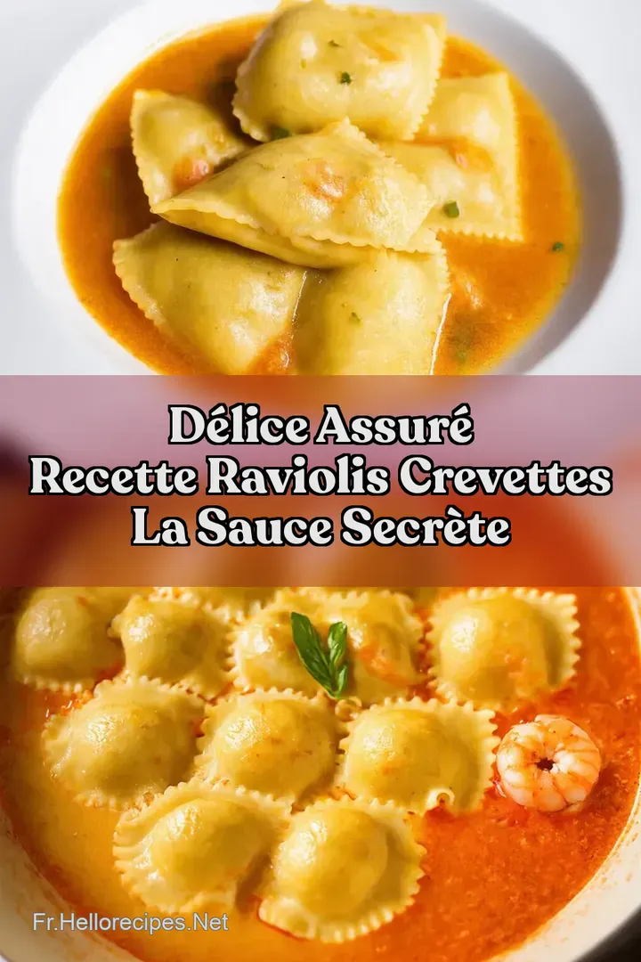 D&eacute;lice assur&eacute; Recette Raviolis Crevettes La Sauce Secr&egrave;te