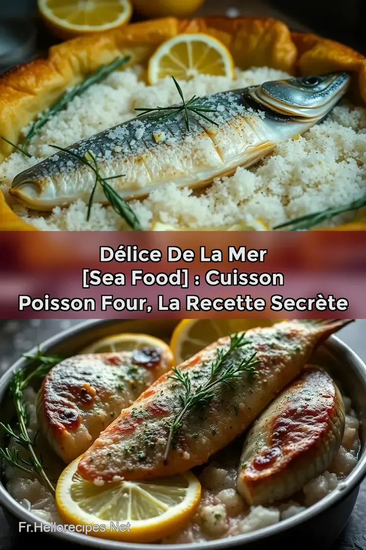 Délice de la Mer [Sea Food] : Cuisson Poisson Four la recette secrète