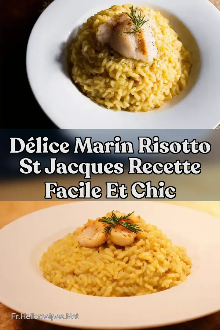 Délice Marin Risotto St Jacques Recette Facile et Chic : ÉPINGLER POUR PLUS TARD Délice Marin Risotto St Jacques Recette Facile et Chic