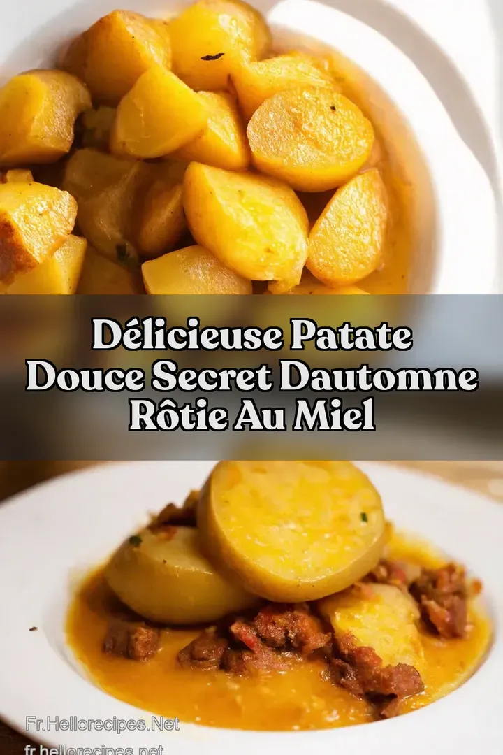 D&eacute;licieuse Patate Douce Secret dAutomne R&ocirc;tie au Miel