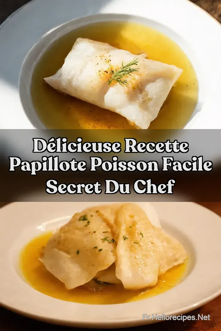 Délicieuse Recette Papillote Poisson Facile Secret du Chef