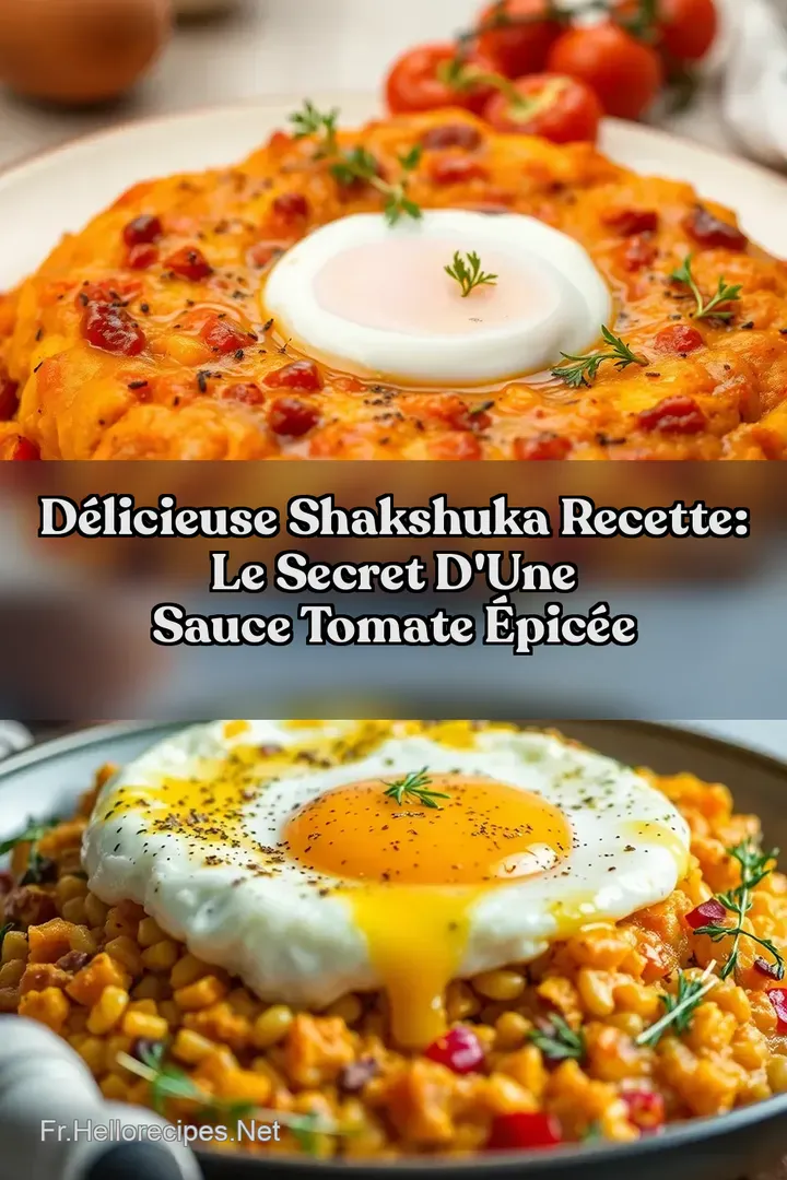 Délicieuse Shakshuka Recette: Le Secret d' Une Sauce Tomate Épicée : ÉPINGLER POUR PLUS TARD Délicieuse Shakshuka Recette: Le Secret d' Une Sauce Tomate Épicée