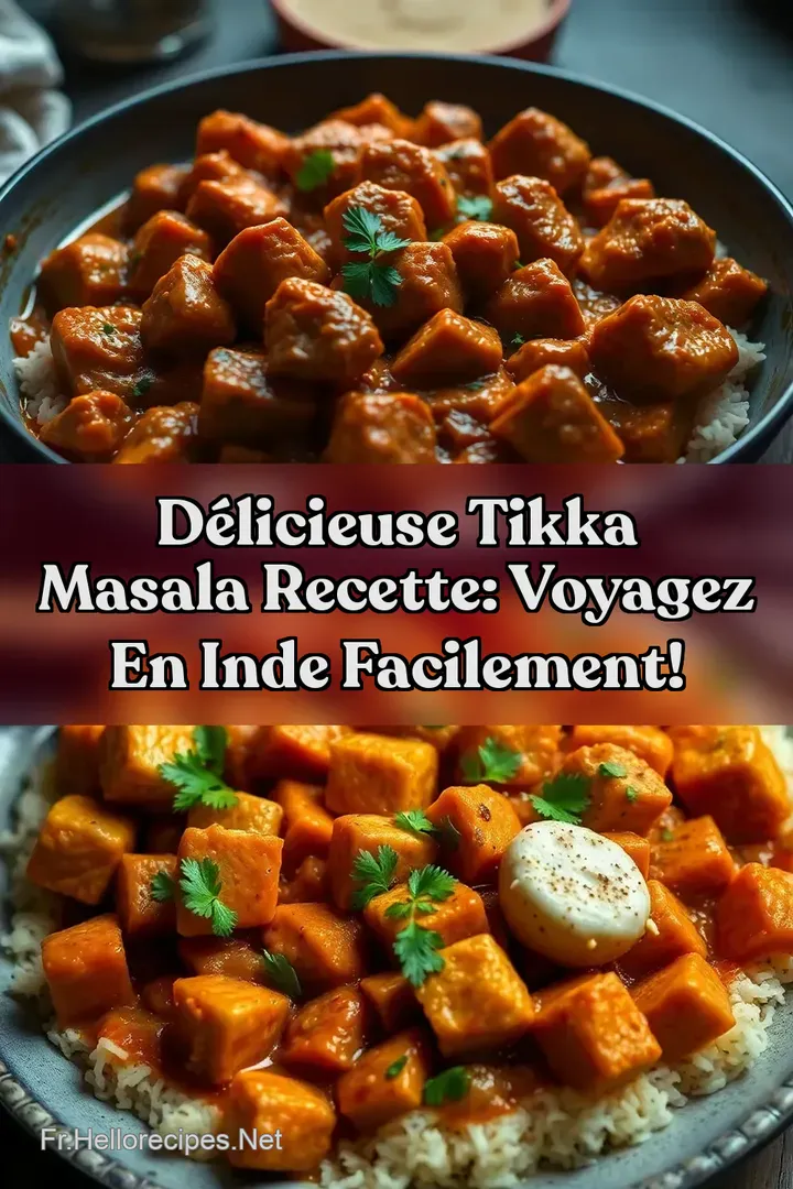 Délicieuse Tikka Masala Recette: Voyagez en Inde Facilement! : ÉPINGLER POUR PLUS TARD Délicieuse Tikka Masala Recette: Voyagez en Inde Facilement!