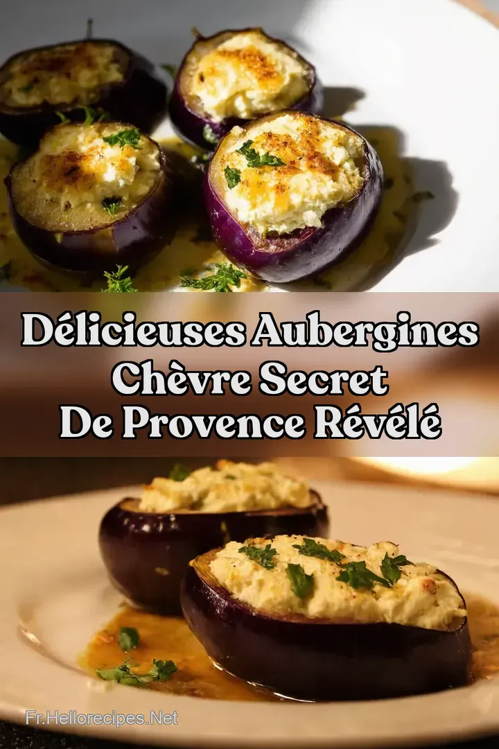 D&eacute;licieuses Aubergines Ch&egrave;vre Secret de Provence r&eacute;v&eacute;l&eacute;
