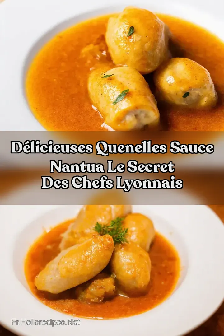 Délicieuses Quenelles Sauce Nantua Le Secret des Chefs Lyonnais : ÉPINGLER POUR PLUS TARD Délicieuses Quenelles Sauce Nantua Le Secret des Chefs Lyonnais