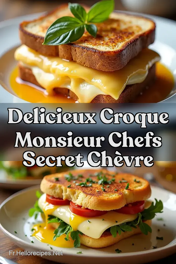 Delicieux Croque Monsieur Chefs Secret Ch&egrave;vre