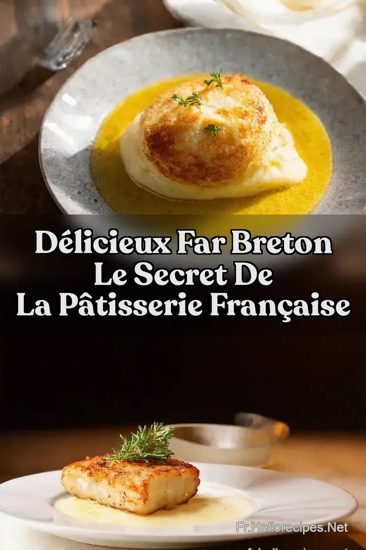 Délicieux Far Breton Le Secret de la Pâtisserie Française : ÉPINGLER POUR PLUS TARD Délicieux Far Breton Le Secret de la Pâtisserie Française