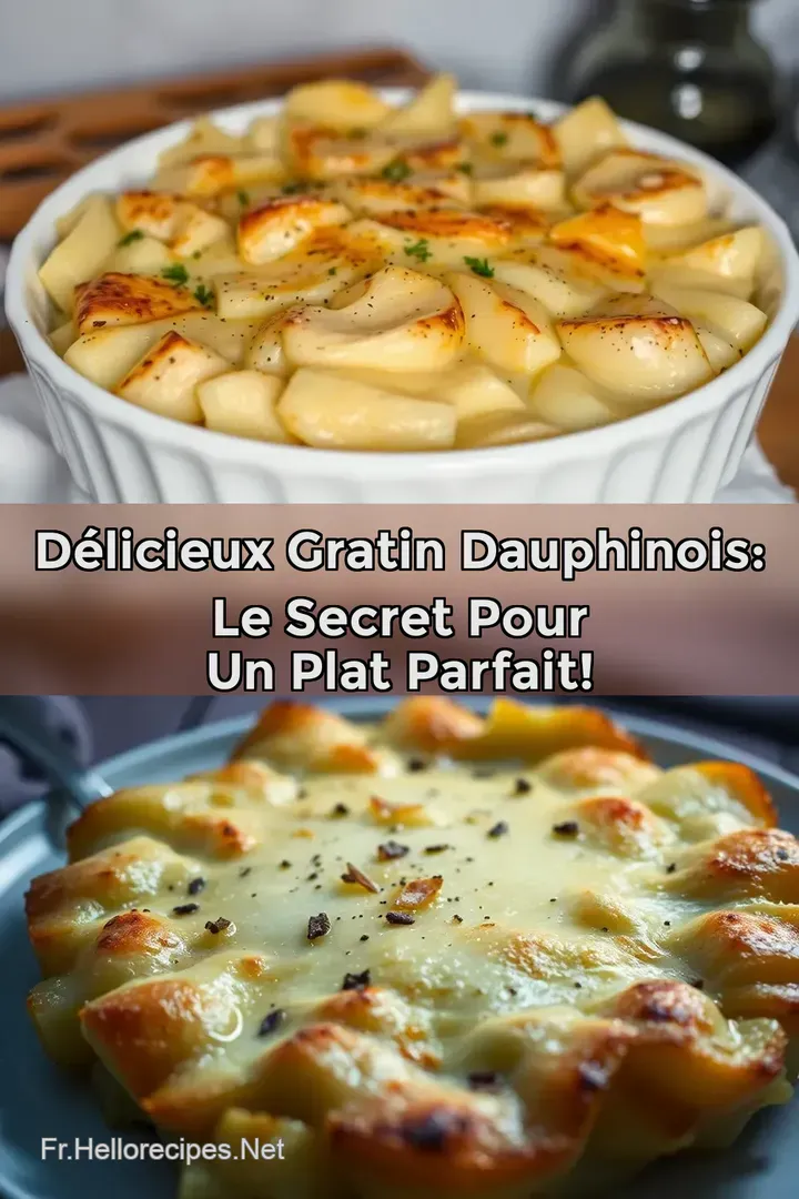 Délicieux Gratin Dauphinois: Le Secret Pour un Plat Parfait! : ÉPINGLER POUR PLUS TARD Délicieux Gratin Dauphinois: Le Secret Pour un Plat Parfait!