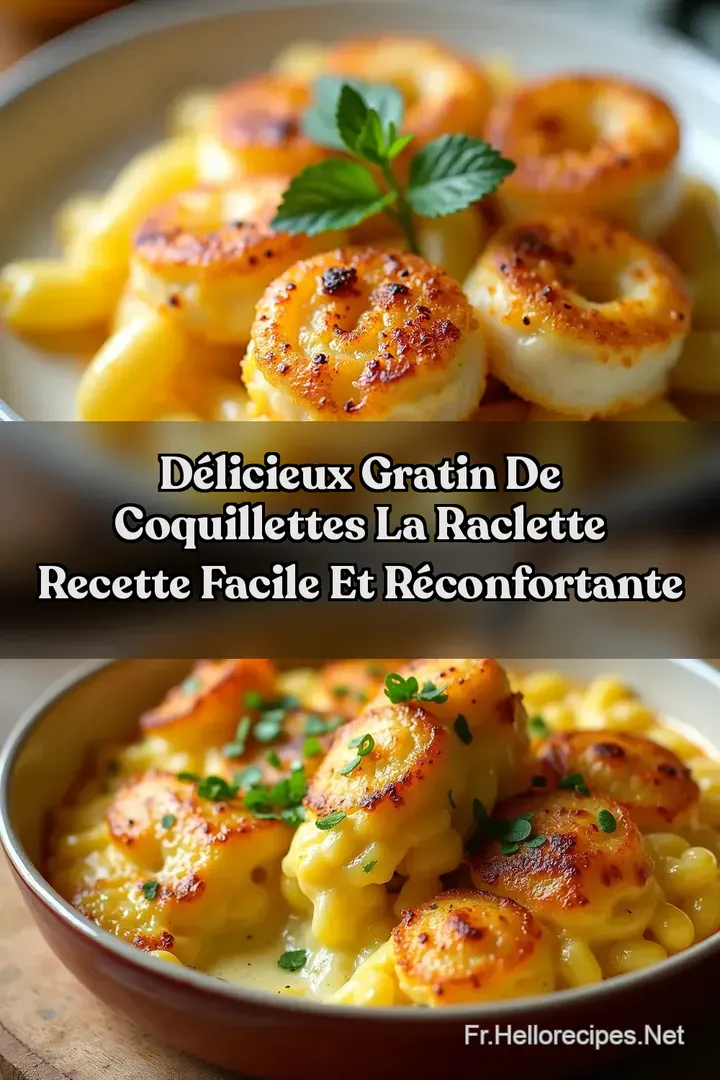 D&eacute;licieux Gratin de Coquillettes la Raclette Recette Facile et R&eacute;confortante