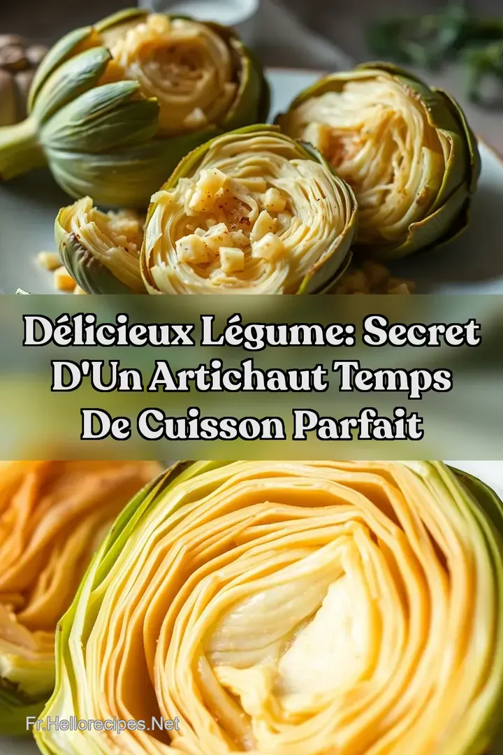 Délicieux Légume: Secret d&#039 un Artichaut Temps de Cuisson Parfait