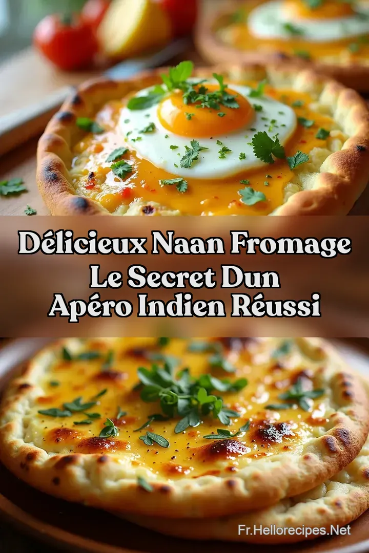D&eacute;licieux Naan Fromage Le Secret dun Ap&eacute;ro Indien R&eacute;ussi