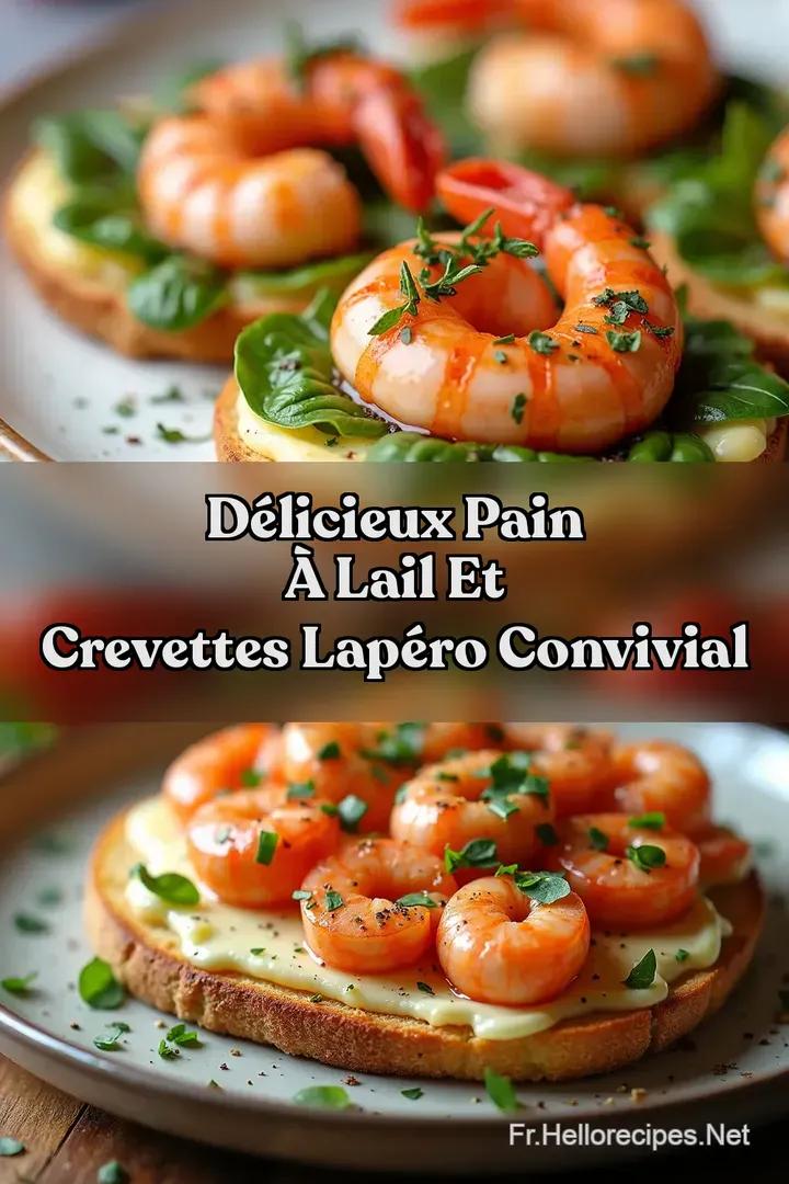 D&eacute;licieux Pain &agrave; lAil et Crevettes LAp&eacute;ro Convivial