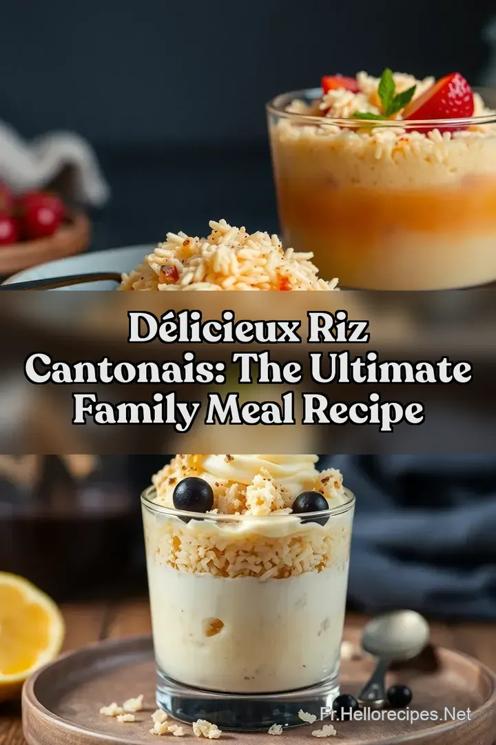 Délicieux Riz Cantonais: The Ultimate Family Meal Recipe : ÉPINGLER POUR PLUS TARD Délicieux Riz Cantonais: The Ultimate Family Meal Recipe