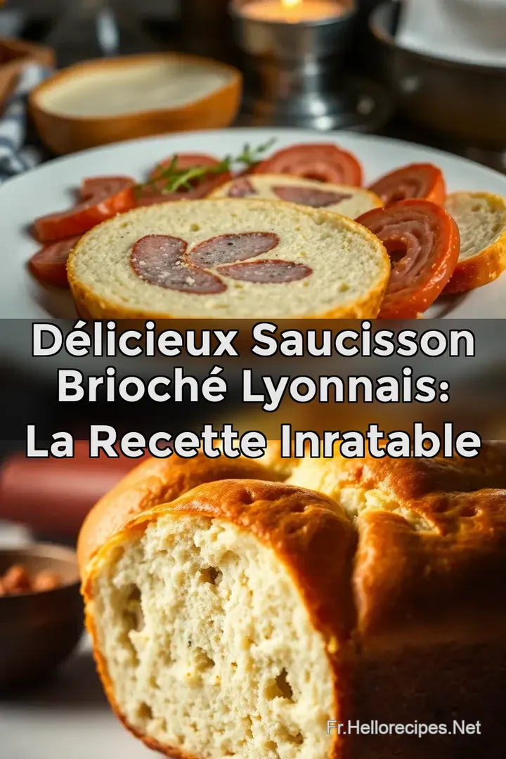 D&eacute;licieux Saucisson Brioch&eacute; Lyonnais: La Recette Inratable