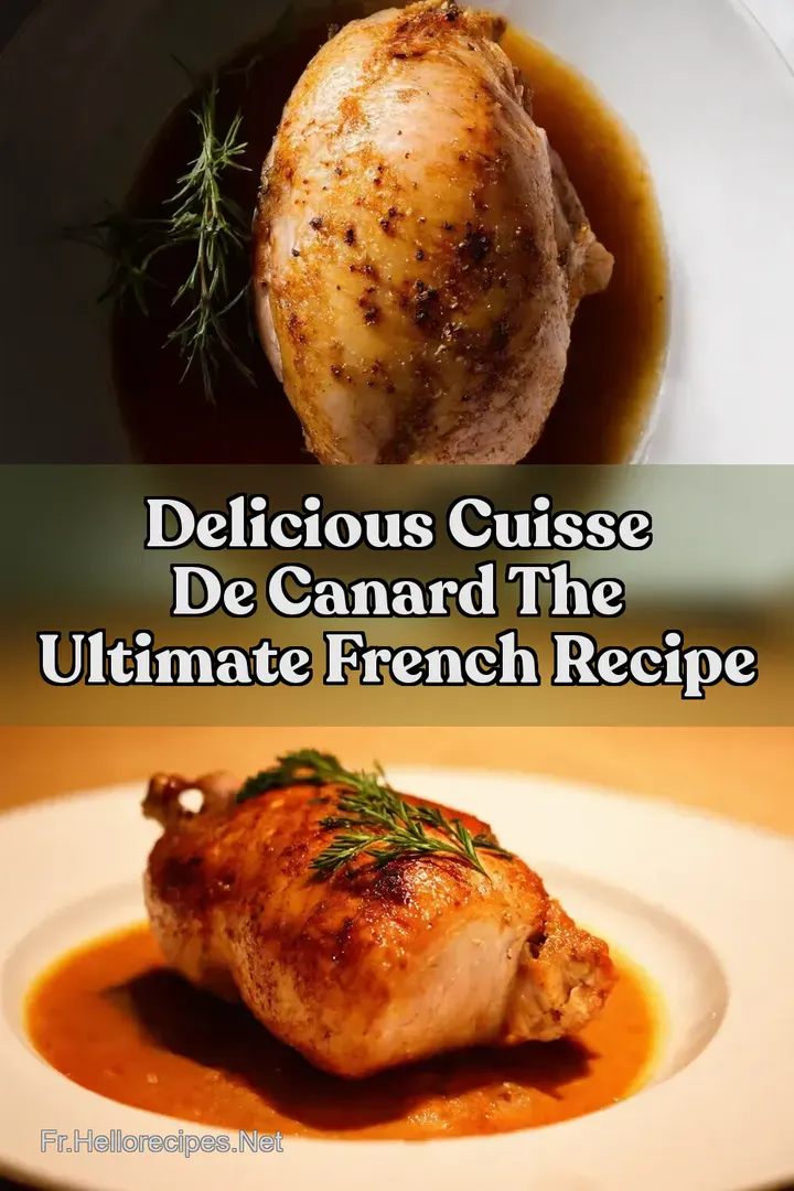 Delicious Cuisse De Canard The Ultimate French Recipe