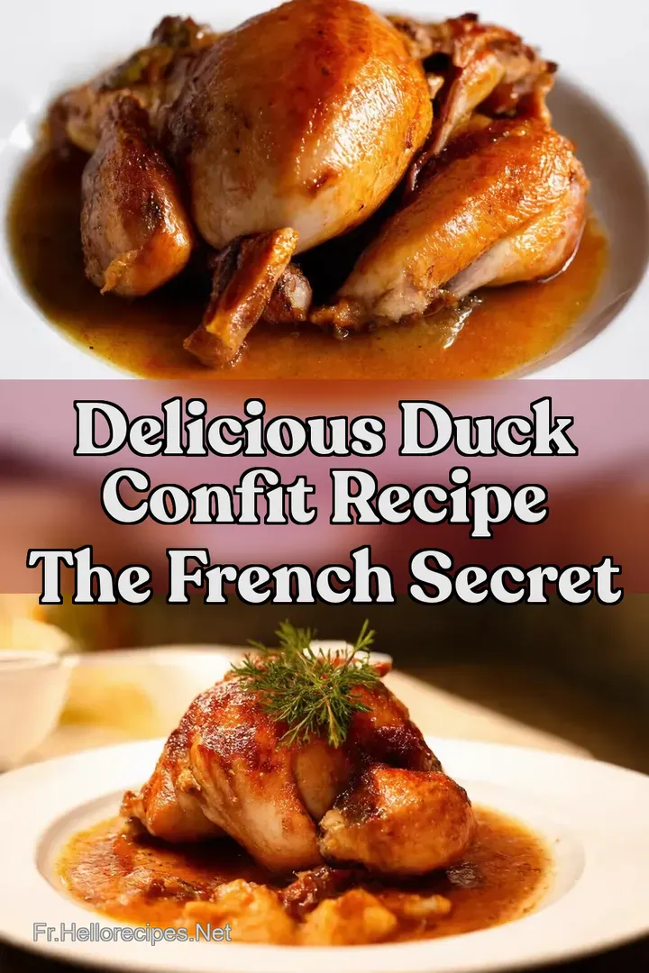 Delicious Duck Confit Recipe The French Secret : ÉPINGLER POUR PLUS TARD Delicious Duck Confit Recipe The French Secret