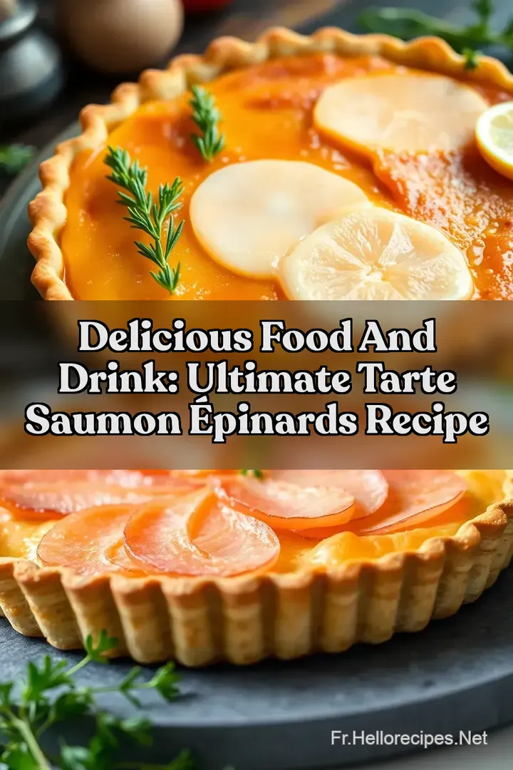 Delicious Food And Drink: Ultimate Tarte Saumon Épinards Recipe