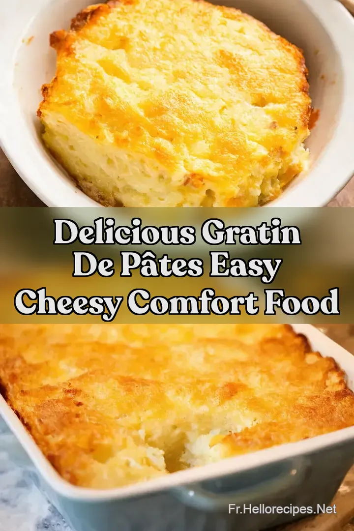 Delicious Gratin de P&acirc;tes Easy Cheesy Comfort Food
