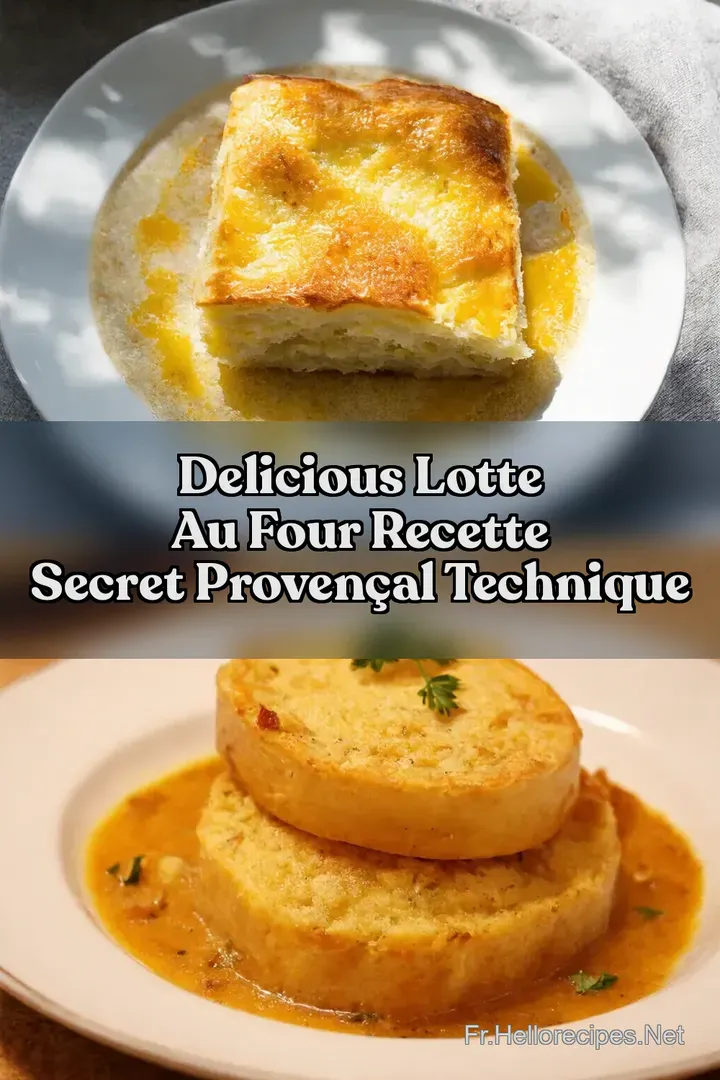 Delicious Lotte au Four Recette Secret Proven&ccedil;al Technique