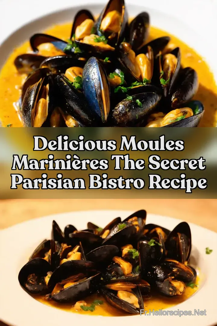 Delicious Moules Marinières The Secret Parisian Bistro Recipe : ÉPINGLER POUR PLUS TARD Delicious Moules Marinières The Secret Parisian Bistro Recipe