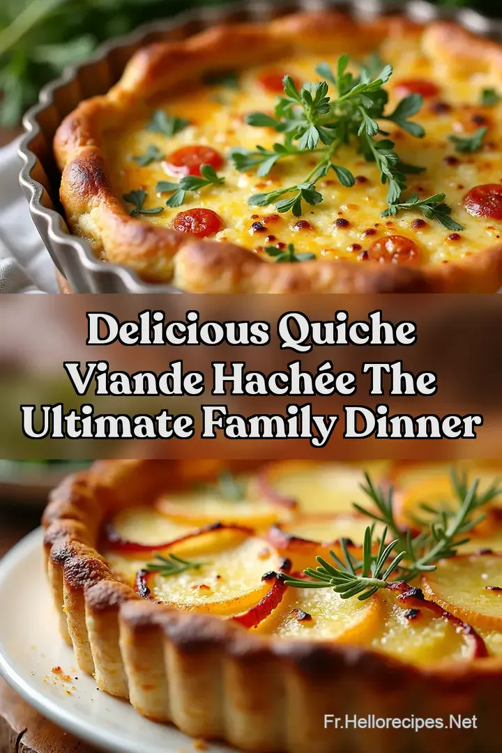 Delicious Quiche Viande Hach&eacute;e The Ultimate Family Dinner