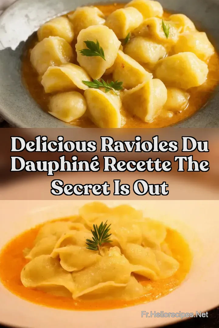 Delicious Ravioles du Dauphin&eacute; Recette The Secret Is Out