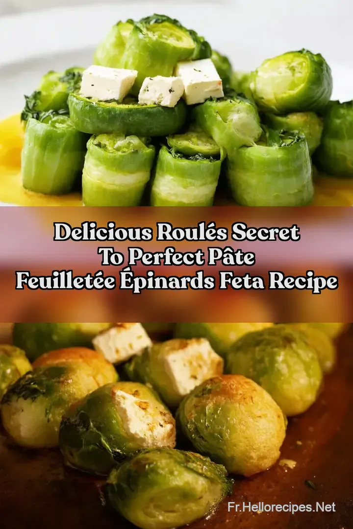 Delicious Roulés Secret to Perfect Pâte Feuilletée Épinards Feta Recipe