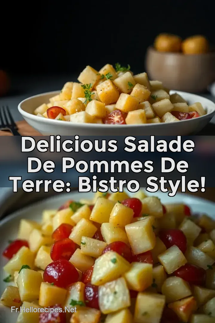Delicious Salade de Pommes de Terre: Bistro Style! : ÉPINGLER POUR PLUS TARD Delicious Salade de Pommes de Terre: Bistro Style!