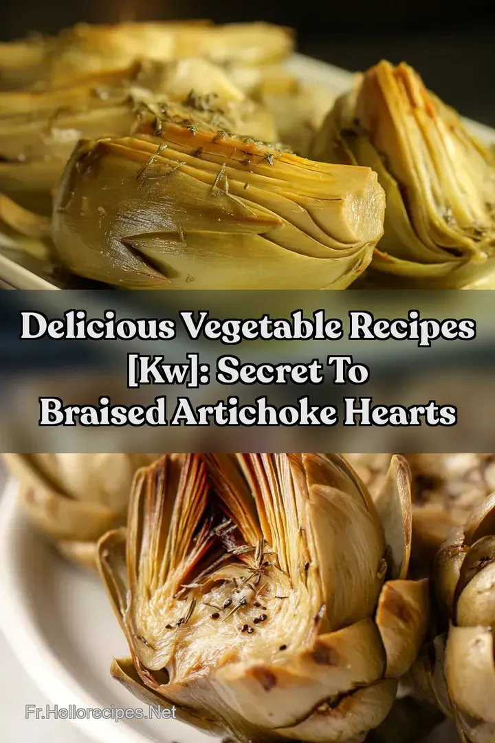 Delicious Vegetable Recipes [kw]: Secret to Braised Artichoke Hearts