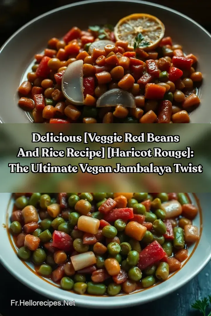 Delicious [Veggie Red Beans And Rice Recipe] [haricot rouge]: The Ultimate Vegan Jambalaya Twist