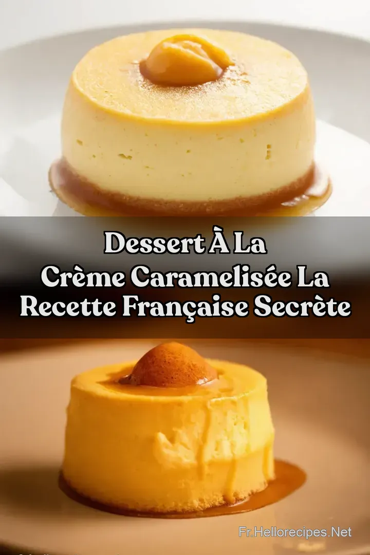 Dessert &agrave; la cr&egrave;me caramelis&eacute;e La Recette Fran&ccedil;aise Secr&egrave;te