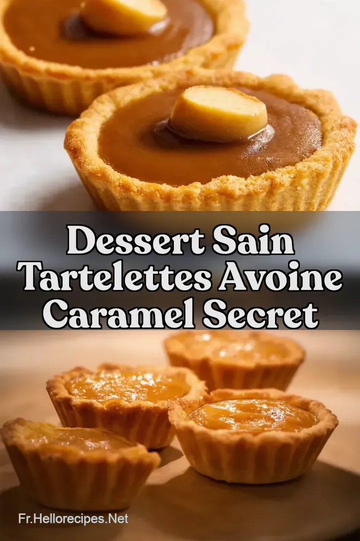 Dessert Sain Tartelettes Avoine Caramel Secret