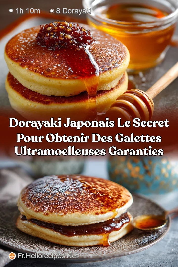 Dorayaki japonais Le secret pour obtenir des galettes ultramoelleuses garanties