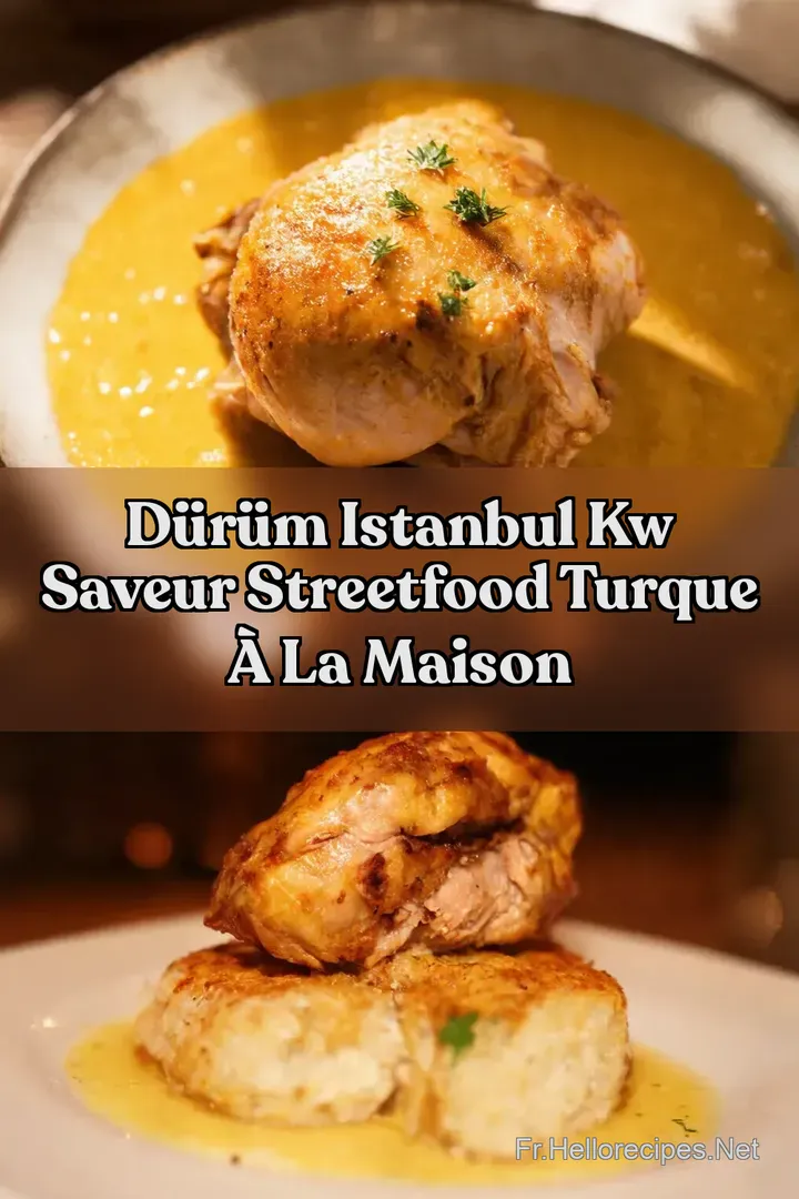 D&uuml;r&uuml;m Istanbul kw Saveur StreetFood Turque &agrave; la Maison