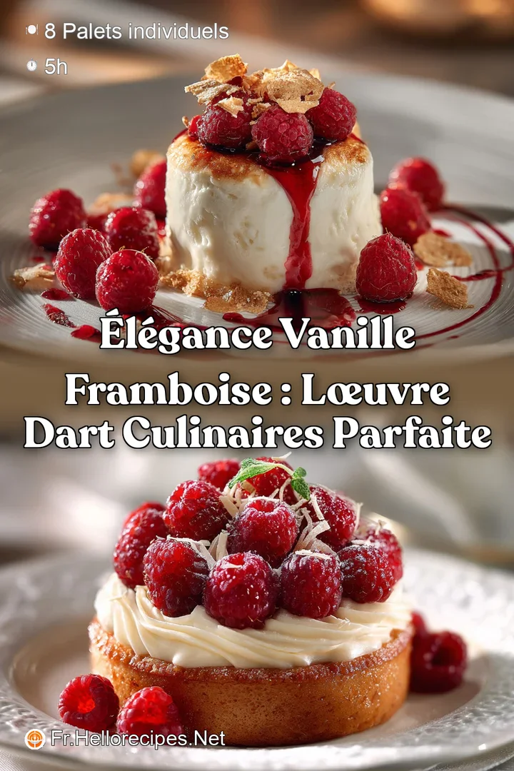 &Eacute;l&eacute;gance Vanille Framboise : L&OElig;uvre dArt Culinaires Parfaite