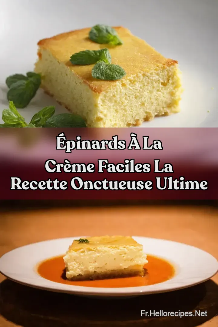 &Eacute;pinards &agrave; la Cr&egrave;me Faciles La Recette Onctueuse Ultime
