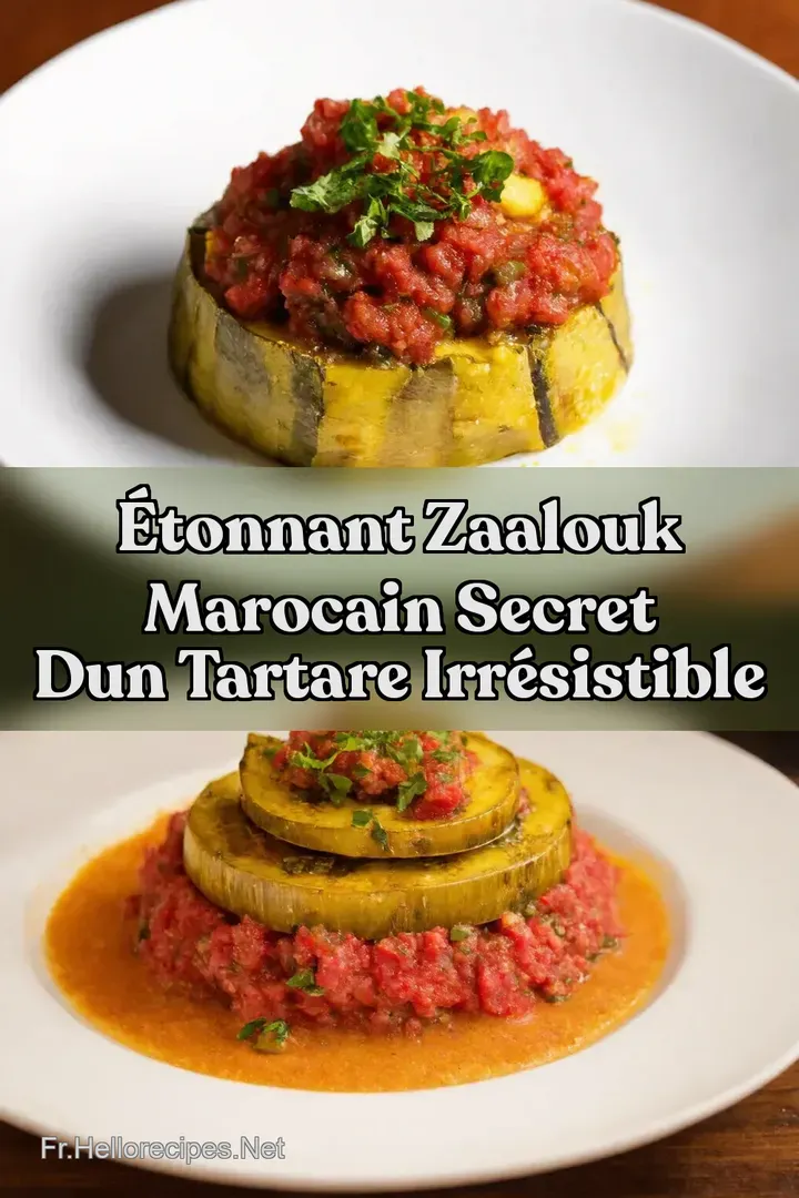 &Eacute;tonnant Zaalouk Marocain Secret dun Tartare Irr&eacute;sistible