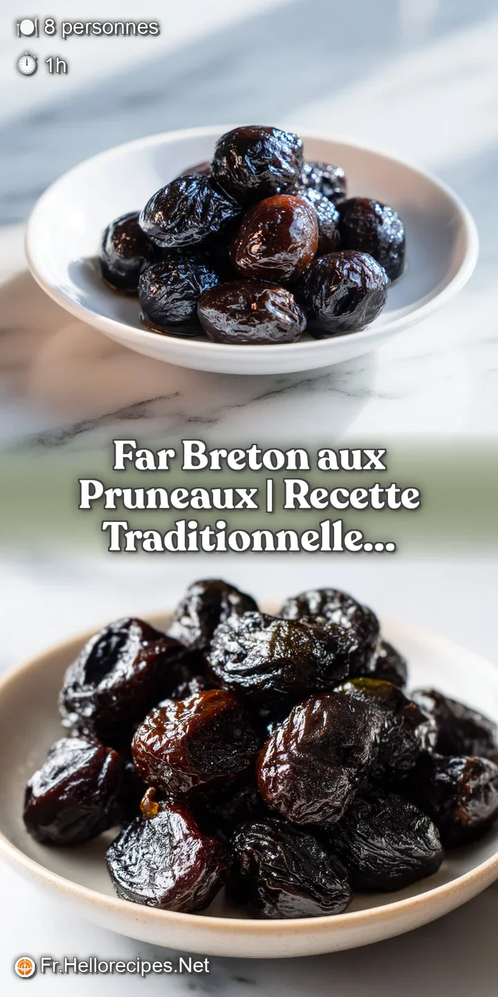 Close-up of a prune flan highlighting the plump, glistening prunes nestled in a creamy, slightly caramelized custard filling.