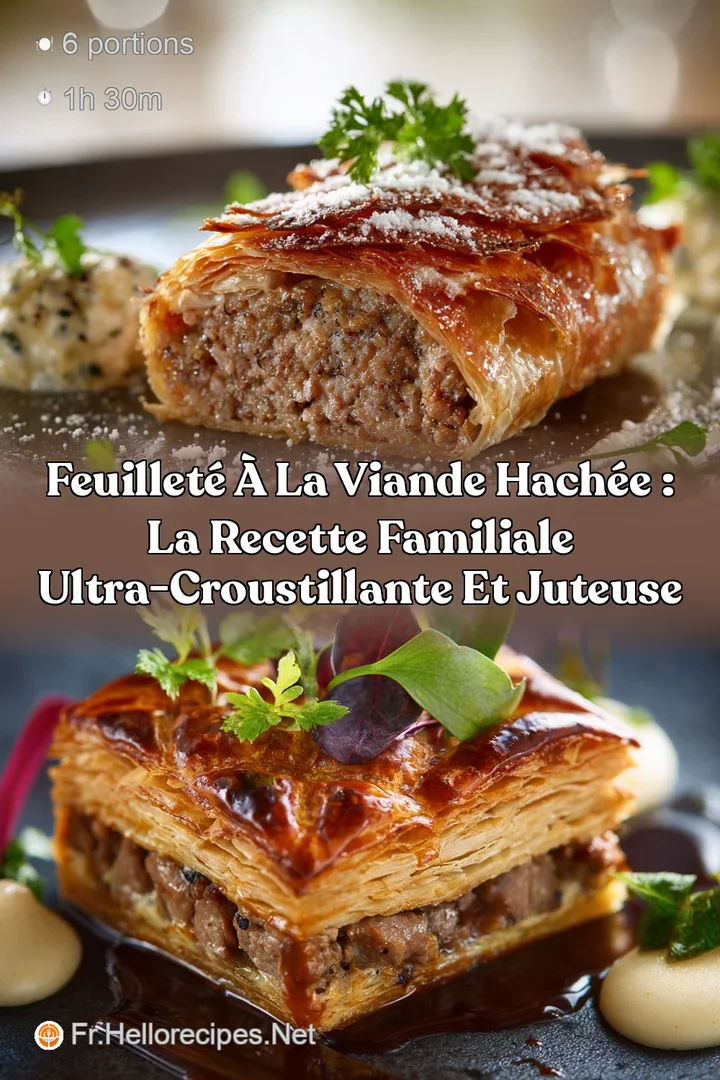 Feuillet&eacute; &agrave; la viande hach&eacute;e : La recette familiale ultra-croustillante et juteuse
