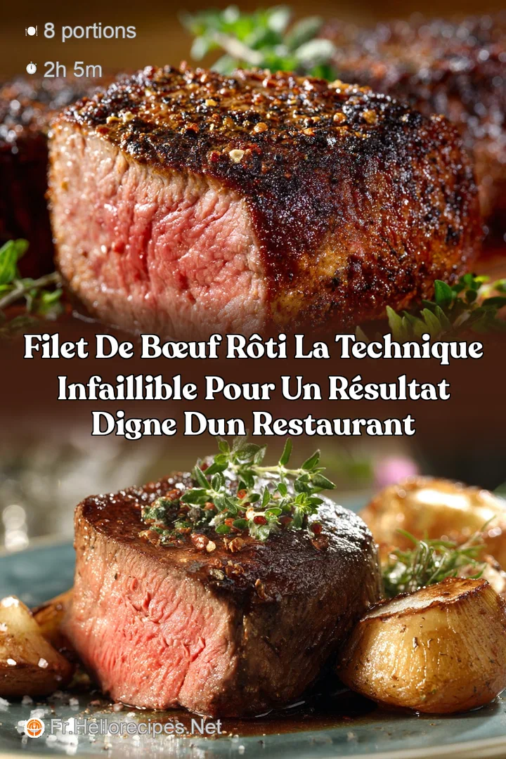Filet de b&oelig;uf r&ocirc;ti la technique infaillible pour un r&eacute;sultat digne dun restaurant